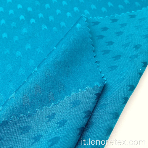 Tessuto in raso Dobby Jacquard intessuto al 100% in poliestere